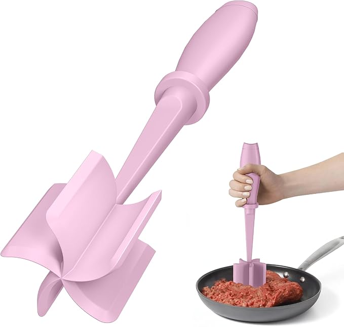 Meat Chopper, Hamburger Grinder, Premium Heat Resistant Smasher by PGYARD