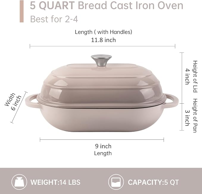 Premium Enameled Cast Iron Dutch Oven - Image 2