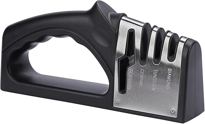 4-in-1Manual Knife Sharpener Suitable by LSXKAMIX