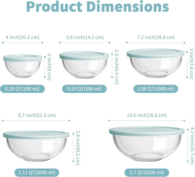 WhiteRhino Glass Mixing Bowl - Image 2