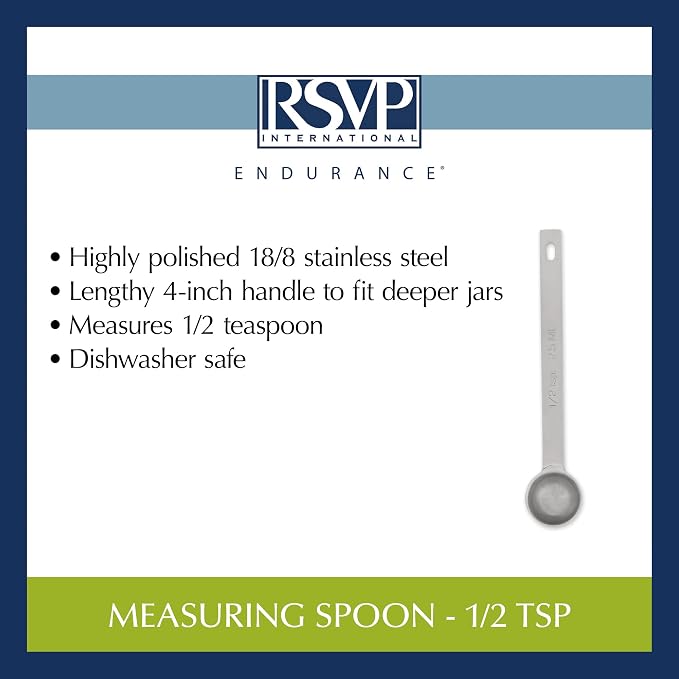 RSVP International Endurance Kitchen Collection Open Stock Measuring Spoon - Image 6