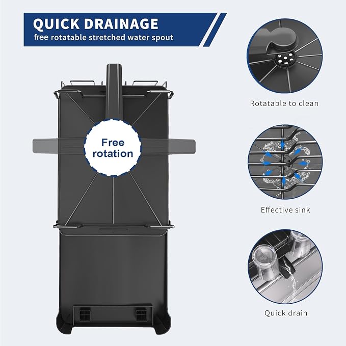 Runnatal Large Detachable Dish Rack - Image 4