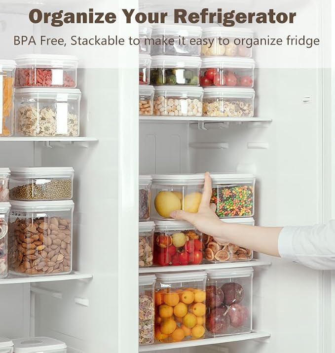 Melovom Pop Food Storage Containers Set Airtight Food Storage Containers - Image 3
