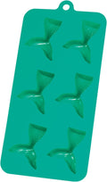 HIC Kitchen Silicone Mermaid Tails Ice Cube Tray, Makes 6 Mermaid Tails by HIC