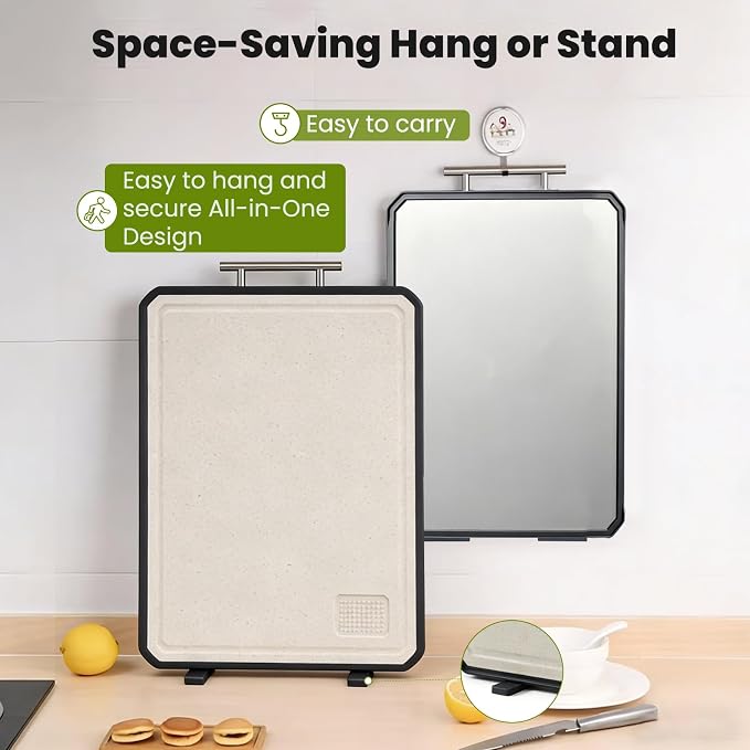 Titanium Cutting Board for Kitchen, Double Sided Titanium Cutting Board - Image 3