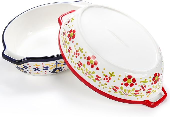 Peohud 3 Pack Ceramic Baking Dishes, 50 Oz Large Casserole Dish - Image 4