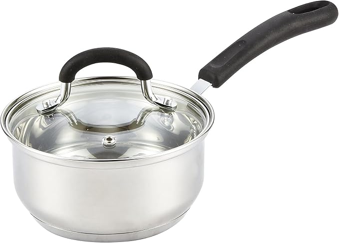Cook N Home 1 Quart Stainless Steel Saucepan by CookNHome