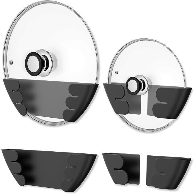 Universal Adjustable Pot Lid Holder Organizer by NICEYOS