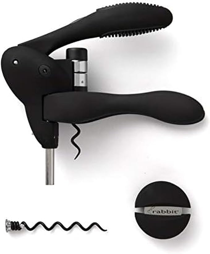Rabbit W6004N Original Lever Corkscrew Wine Opener by Rabbit