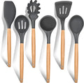 E-far Cooking Utensils Set of 6, Silicone Kitchen Utensils by E-far