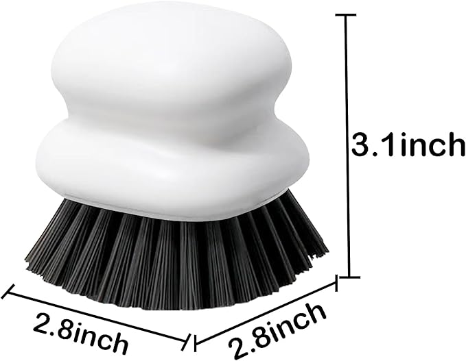 Dish Brush with Handle, Kitchen Scrub Brushes - Image 4