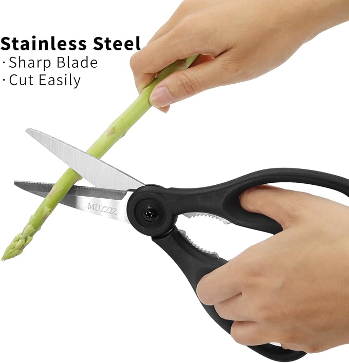 Kitchen Scissors All Purpose, Heavy Duty Stainless Steel Kitchen Shears - Image 5