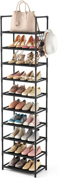 LANTEFUL 10 Tiers Tall Shoe Rack 20-25 Pairs Boots Organizer Storage Sturdy by LANTEFULforTidyingHouse