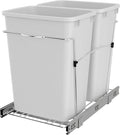 Rev-A-Shelf RV-18KD-11C S Double Pullout Trash Can by Rev-A-Shelf