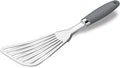 304 Stainless Steel Fish Spatula, Non-Slip Ergonomic Handle Slotted Spatula by JXWING