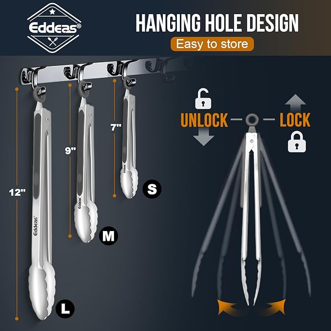 EDDEAS Tongs For Cooking - Image 7