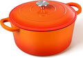 P&P CHEF 6QT Enameled Dutch Oven, Cast Iron Dutch Oven Pot by PPCHEF