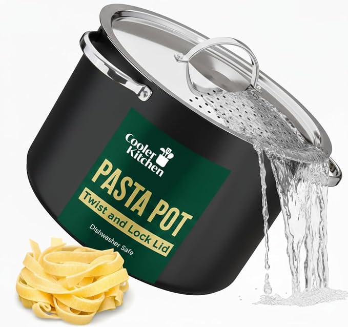 Cooler Concepts Pasta Pot with Strainer Lid by CoolerKitchen