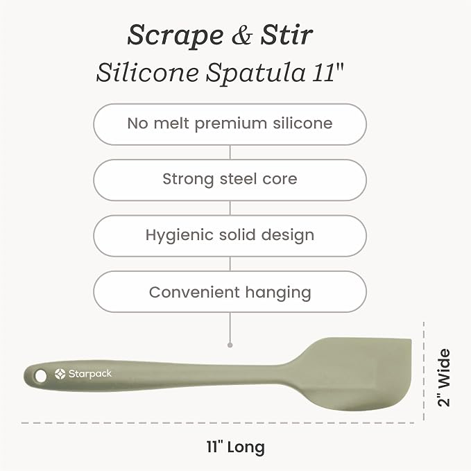 Starpack 'Scrape & Stir' Silicone Spatula - Image 4