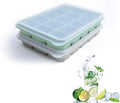 Ice Cube Trays Set of 2, Easy Release 15 Flexible Silicone Ice Cube Molds by Tvmania