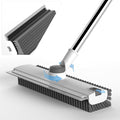 Scrub Brush with Long Handle, Floor Scrub Brush Squeegee Broom by DOLPLEAP