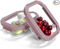 2-Pack Glass Food Storage Containers by BOROHOUSE