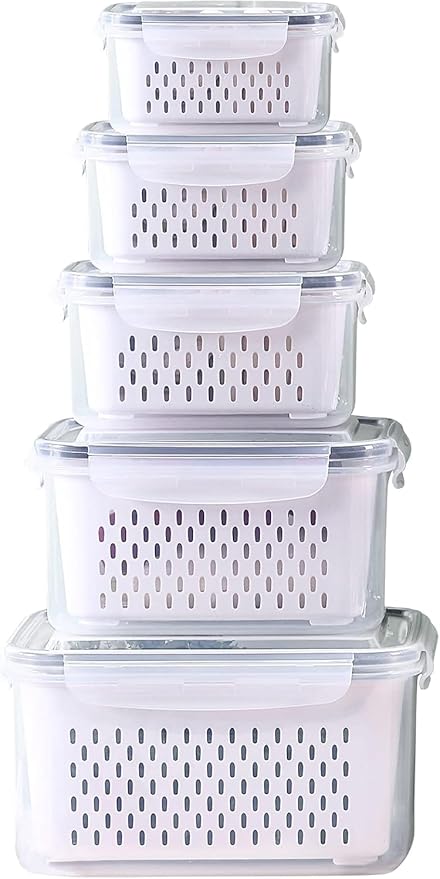 Large Fridge Food Storage Container Set by Ronanemon