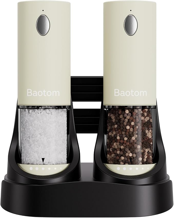Electric Salt and Pepper Grinder Set by Unknown