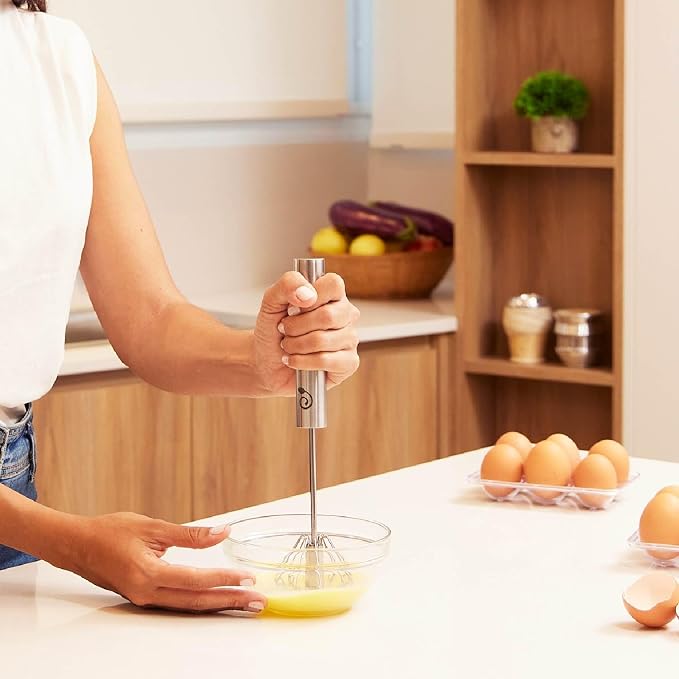 Stainless Steel Egg Beater - Image 9