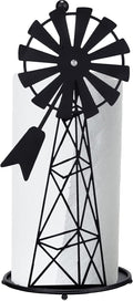 Vesici Windmill Paper Towel Holder Western Farmhouse Standing Paper Towel Roll by Vesici