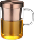 ecooe Tea Infuser Mug 16.9oz Glass Tea Cup by ecooe
