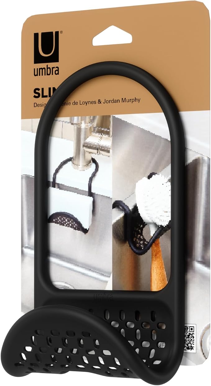 Umbra Sling Sponge Holder for Kitchen Sink – No Suction Cups, Flexible Caddy - Image 8
