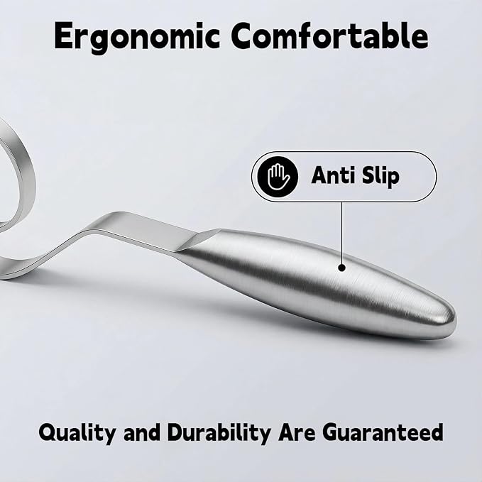 Maxjoy Danish Dough Whisk Stainless Steel Hook - Image 3