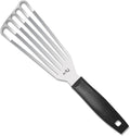 MIU Fish Spatula Stainless Steel, Slotted Flexible Metal, Lightweight Barbecue by MIU+France