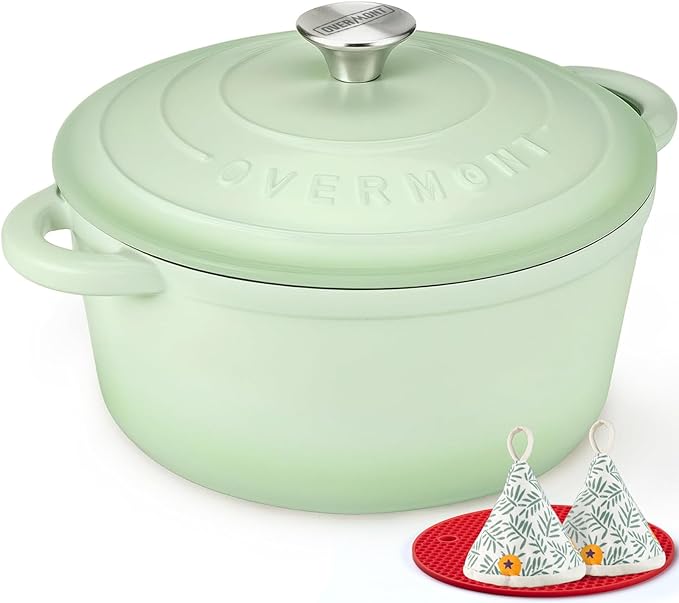 Overmont Enameled Cast Iron Dutch Oven by Overmont
