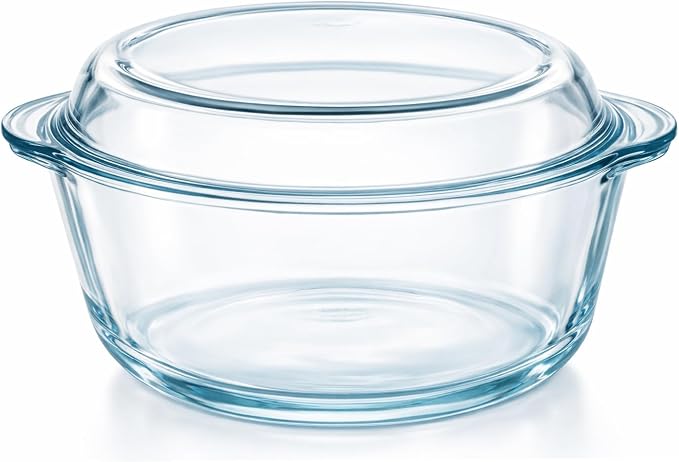Ums 3.3 Quart Glass Casserole Dish by UMS
