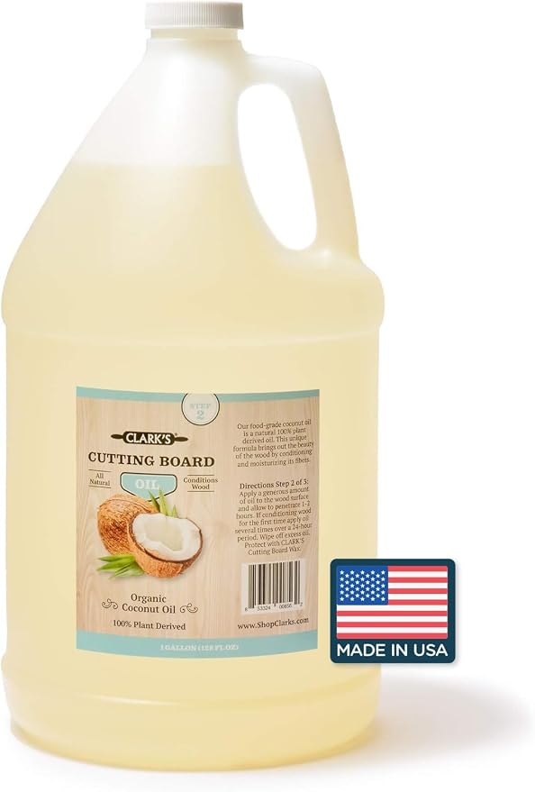 CLARK'S Cutting Board Coconut Oil 1 Gallon by CLARKS