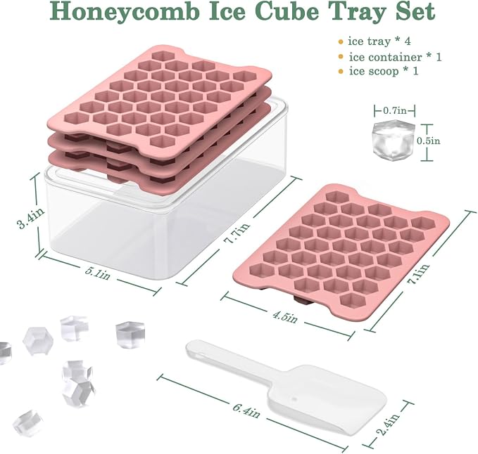 Mini Ice Cube Tray for Freezer: Small Plastic Ice Cubes Trays for Freezer - Image 5