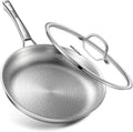 Titanium Pan, 12 Inch Pure Titanium Hammered Pro frying pan by VEDNHOL
