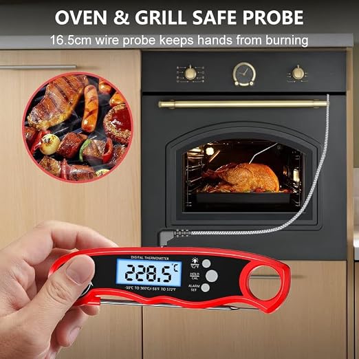 RIWUSI Meat Thermometer Digital, Instant Read Food Thermometer - Image 3