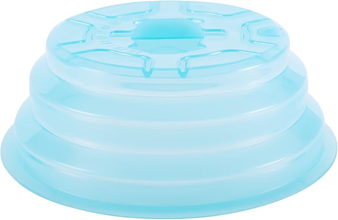 Kichwit Collapsible Silicone Microwave Plate Cover Splatter Guard, Dishwasher by Kichwit