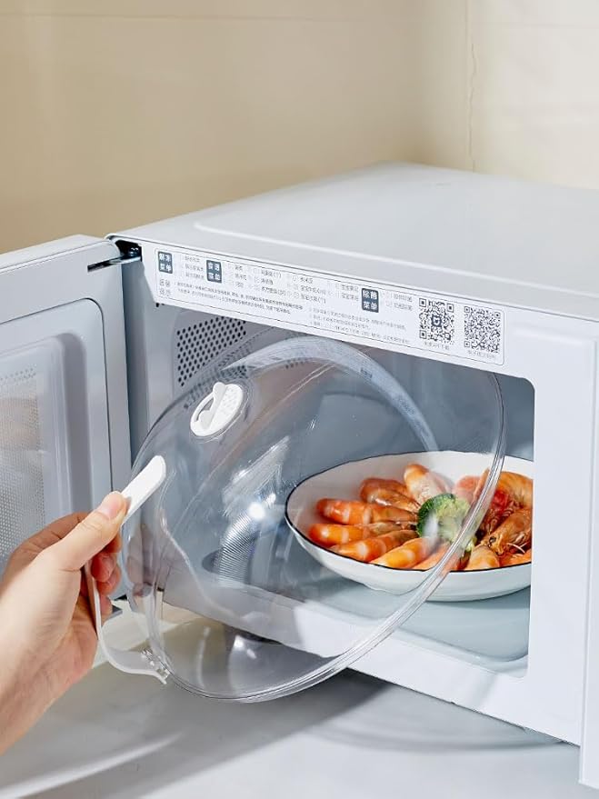 Microwave Splatter Cover for Food, Soft Plastic - Image 3