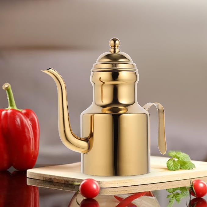 Garneck Gold Olive Oil Dispenser Bottle - Image 6