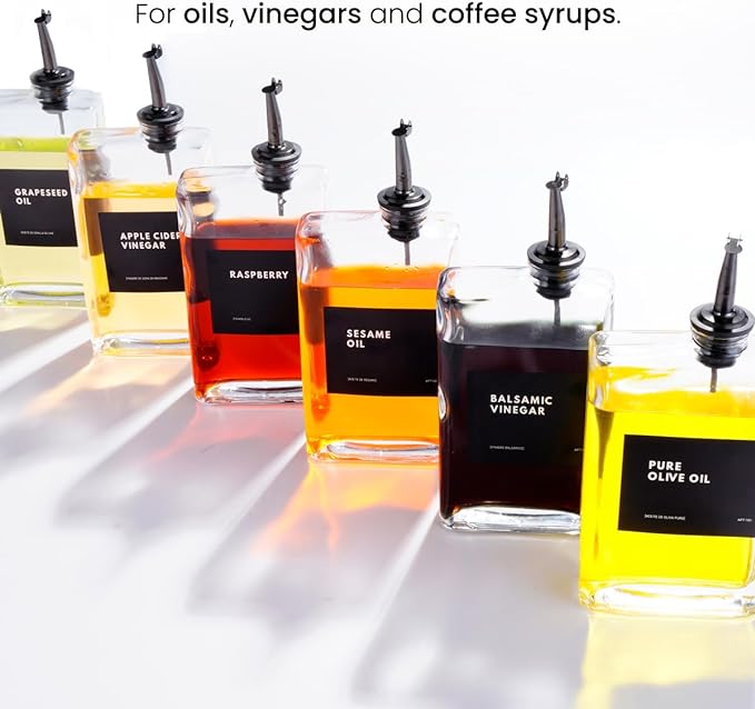 APT 1101 Olive Oil Dispenser for Kitchen, Cooking Oil and Vinegar Dispenser Set - Image 4