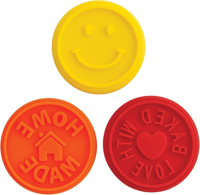 Mrs. Anderson’s Baking Cookie Stamps Trio, Non-Stick Silicone - Image 2