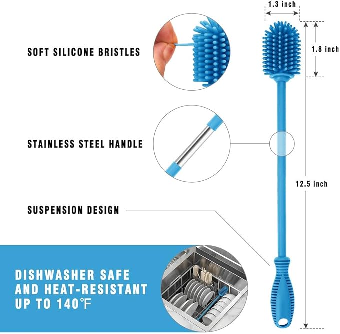 Silicone Bottle Cleaning Brush - Image 4