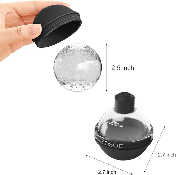 Silicone Ice Ball Molds for Whiskey - Image 2