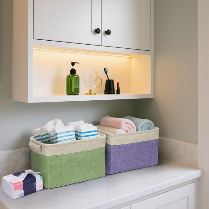 BALEINE 2 Pack Fabric Closet Storage Bins - Image 9