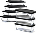 EATEX 7-Pack Glass Food Storage Containers by Eatex