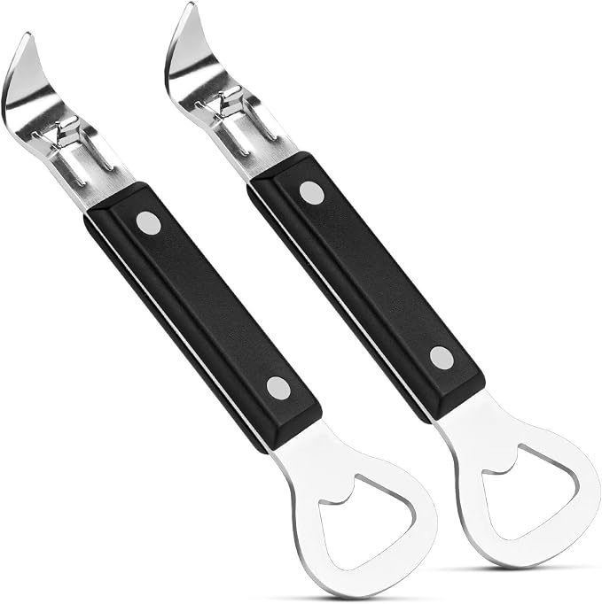 Anyongora 2-in-1 Can Punch Opener & Bottle Opener, Can Opener, Stainless Steel by Anyongora